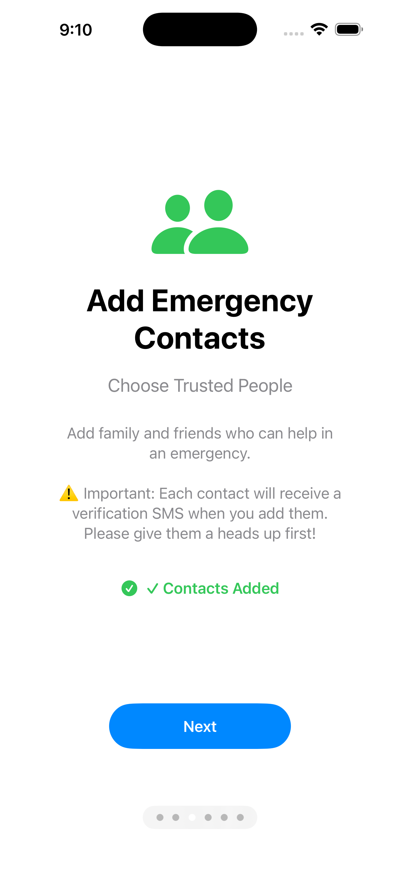Emergency features